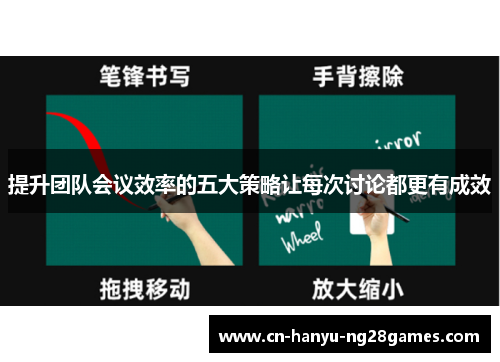 提升团队会议效率的五大策略让每次讨论都更有成效